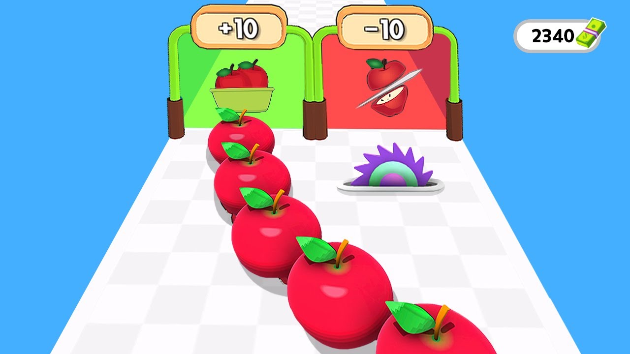 [모바일게임] 과일을 모으며 달려요! Fruit Run Master : Count Game