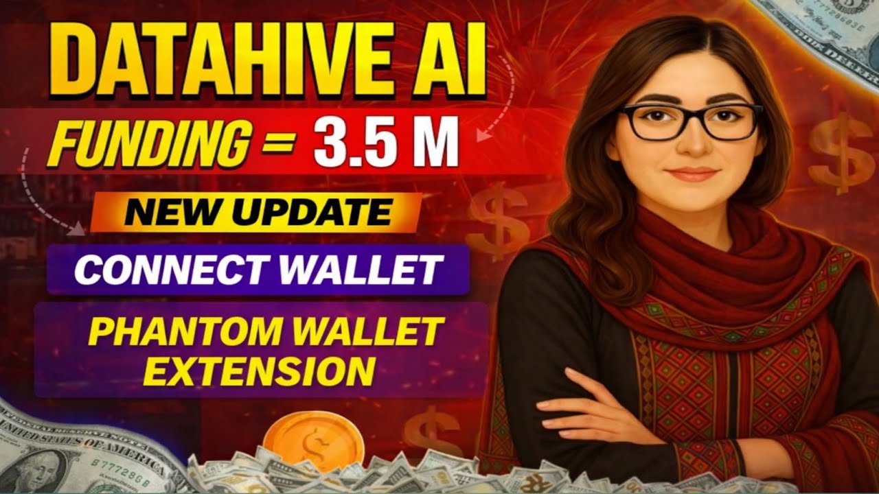 Datahive Mining App New Update | Datahive Connect Wallet and listing Update | TechSonya45