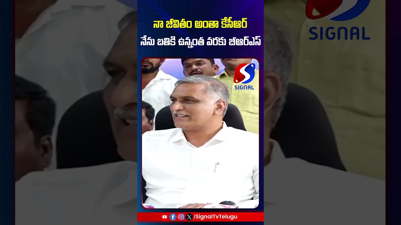 Harish Rao Open Statement On BRS Party || KCR || #shorts #telugushorts #harishrao #kcr #brsparty