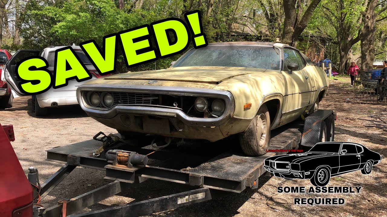 Rescuing a 1972 Plymouth Satellite Sebring MOPAR Barn Find