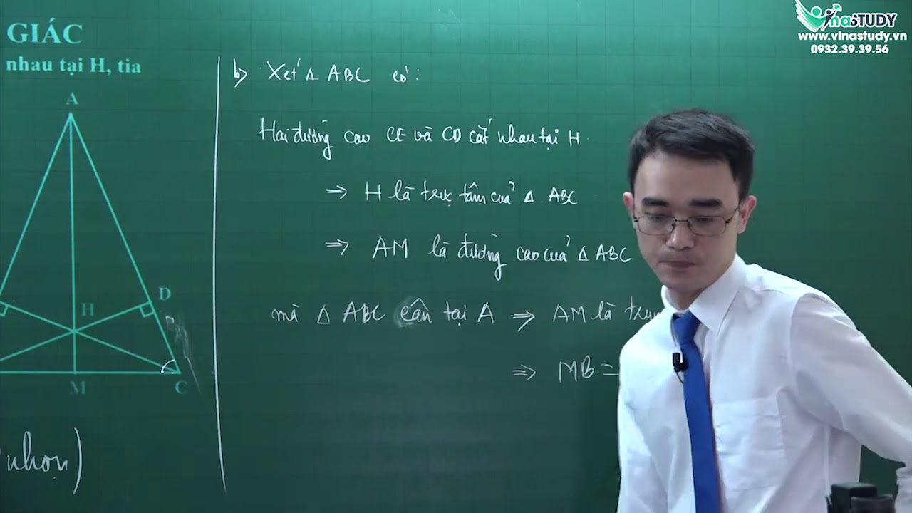Toán nâng cao lớp 7 - Tính chất ba đường cao của tam giác - thầy Nguyễn Thành Long - Vinastudy.vn
