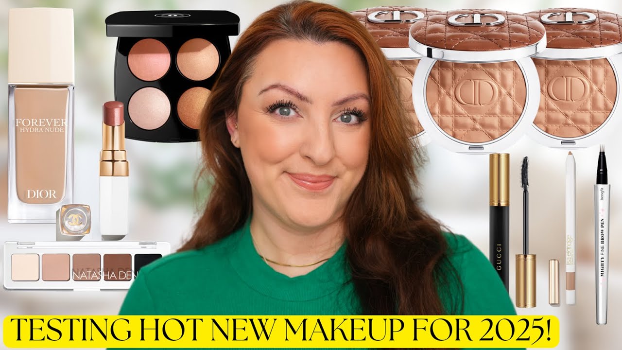 GRWM TESTING NEW MAKEUP | Dior, Lisa Eldridge, Chanel, Natasha Denona & MORE!