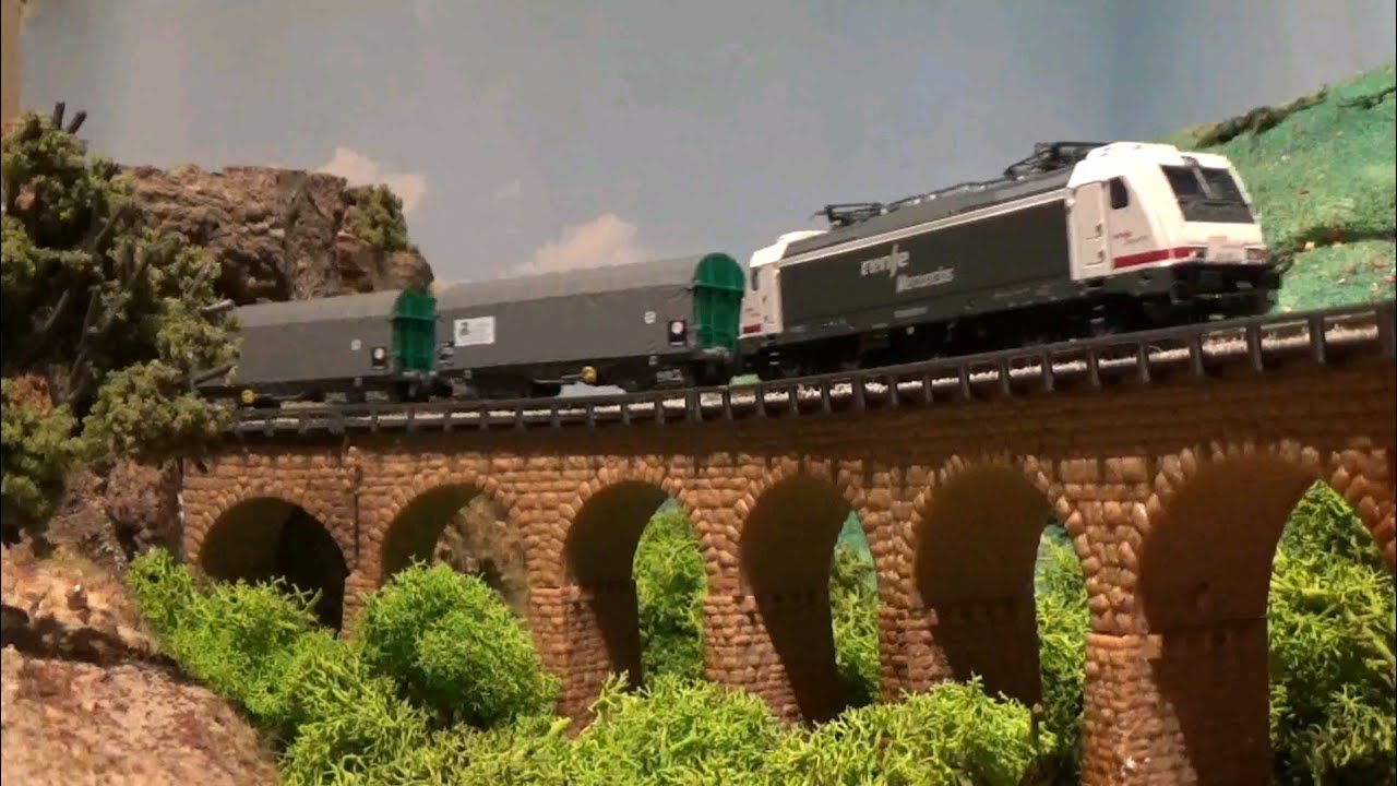 ESCALA N : 100 Trenes en el Puerto de Pajares.  6a parte.