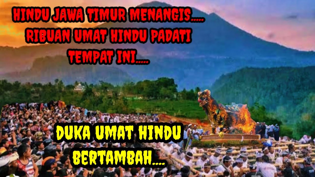 Duka umat Hindu Jawa timur bertambah...pelebon pertama kali di Jawa timur