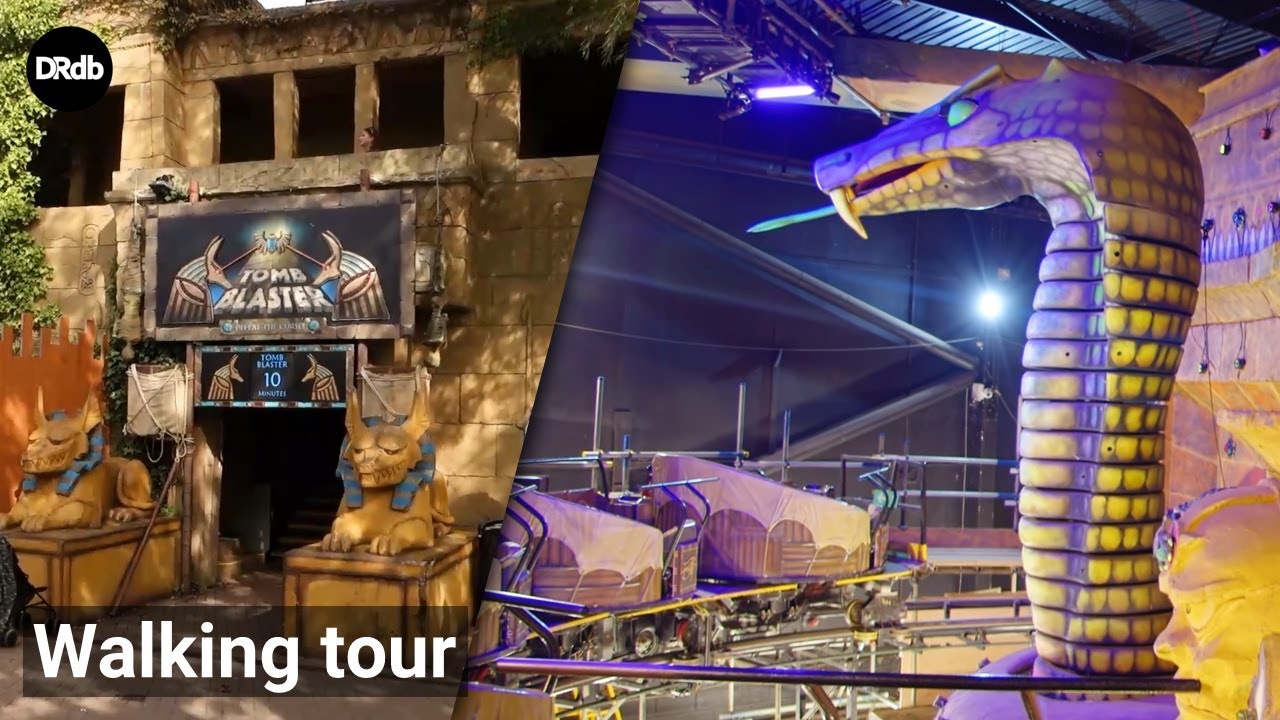 Behind the Scenes at Tomb Blaster - Chessington World of Adventures
