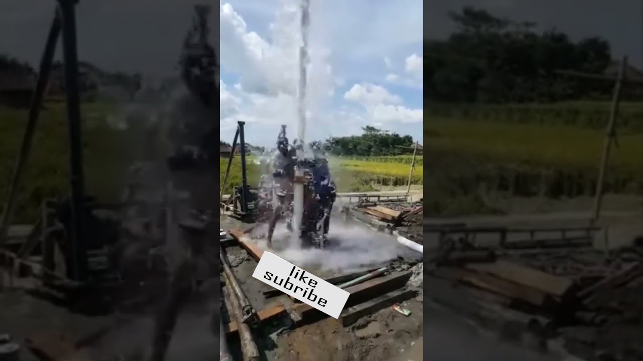 jadinya main basah basah sumur bor artetis