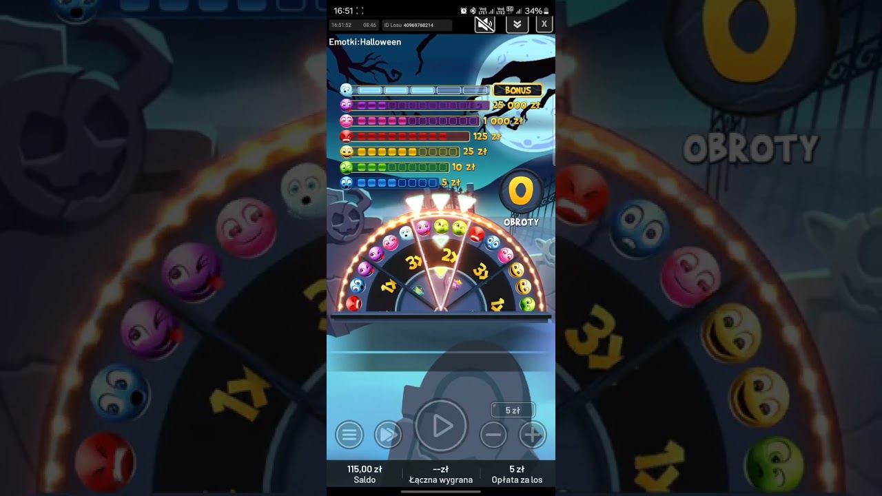 PREMIERKA EMOTKI HALLOWEEN Gram po 5 zł #lotto #zdrapki #gierki #wygrana #gameplay