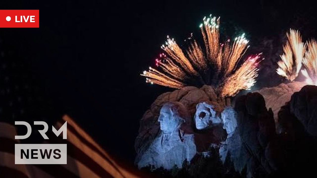 Mount Rushmore Fireworks LIVE: Trump Celebrates Independence Day at Freedom 250 Event | AC15