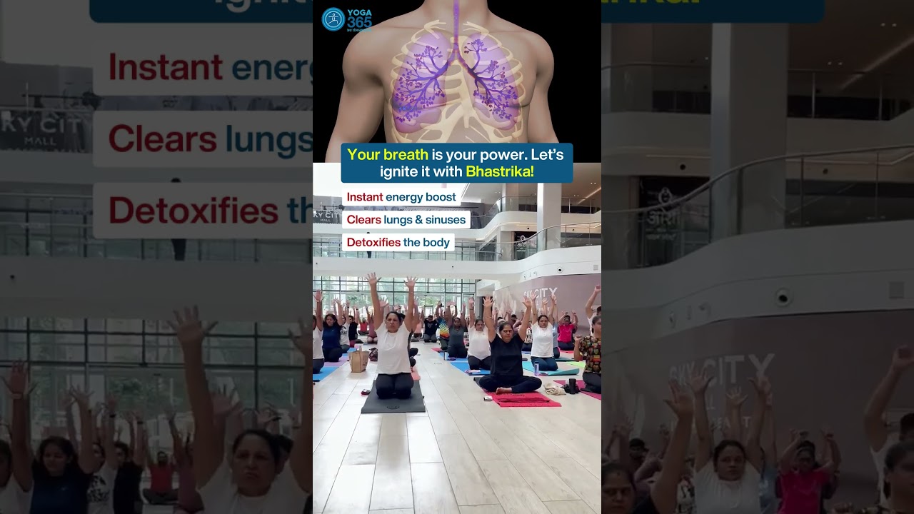 Bhastrika Pranayama for Instant Energy Boost | Clear Lungs, Detox & Sharpen Focus