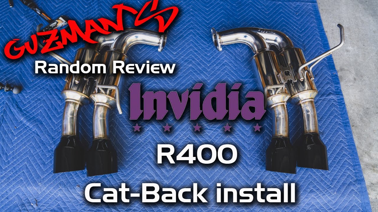 INVIDIA R400 Catback install Stage 2 | Guzman's Random Review | 2015+ Subaru WRX