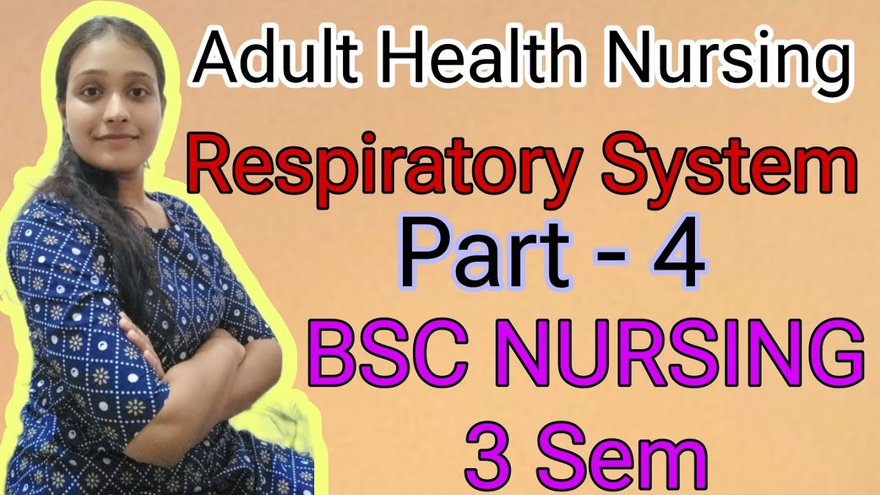 Respiratory System|| Part - 4 || Adult Health Nursing 💥