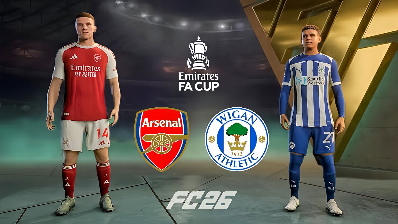 Can Wigan Shock Arsenal Away? | Emirates Cup | FC 26 simulation | PS5 [4K60]