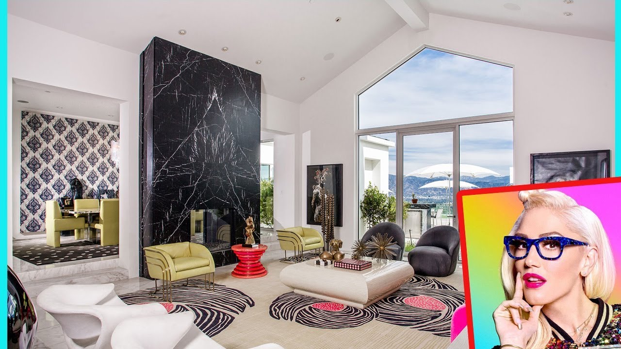 Take a look inside Gwen Stefani's colorful $35 million house