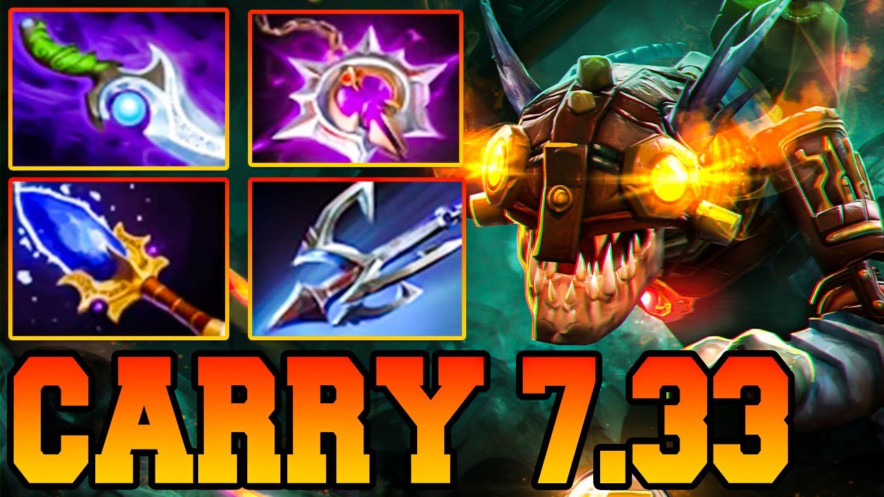 Slark Dota 2 Carry 7.33 Meta Safelane Pro Gameplay Build Guide