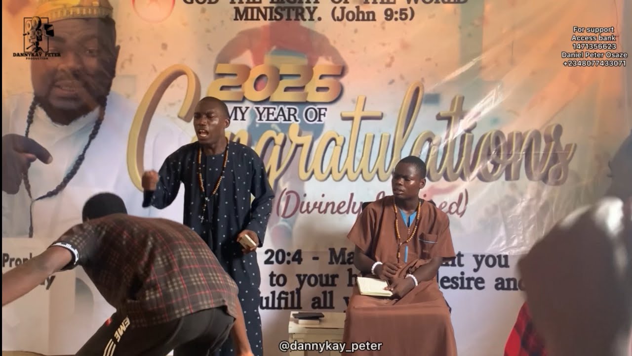 Congratulations service and manifestation, another message for Prophet Dannykay 