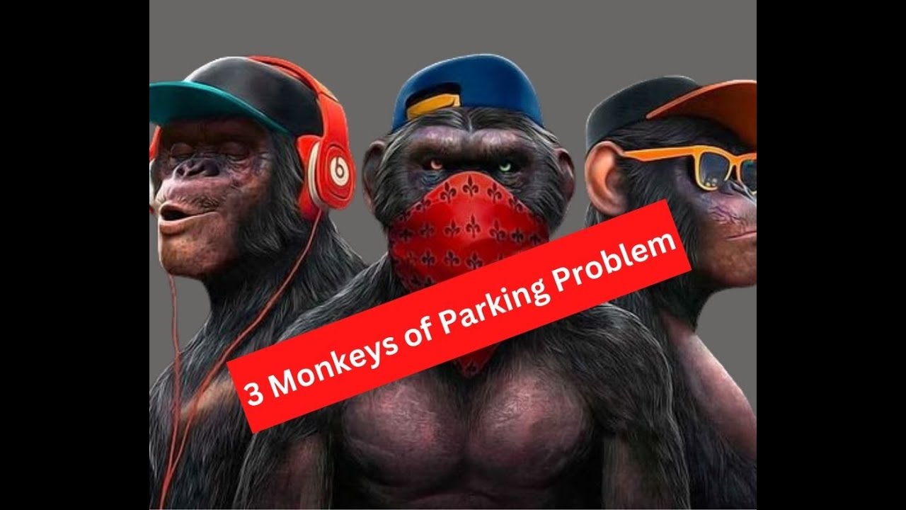 3 Monkeys of Parking Problem
