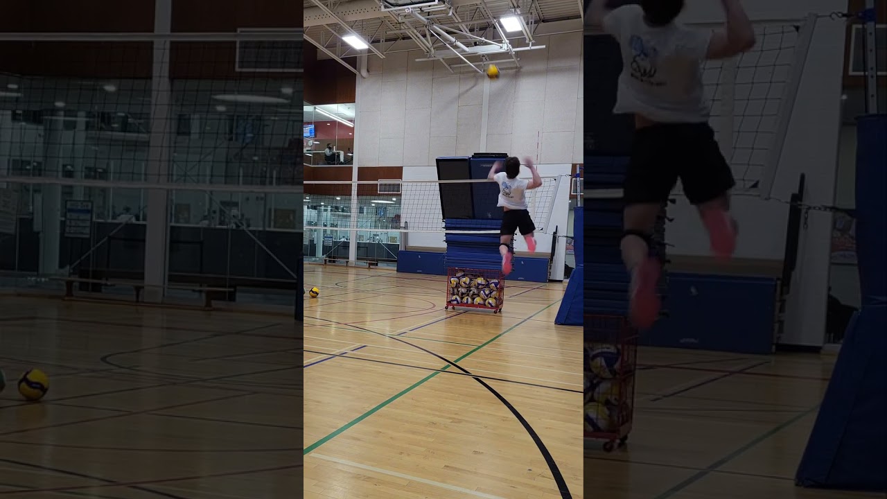 Training To Spike Against A Block