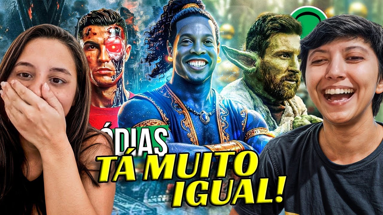 ♫ E SE OS JOGADORES FOSSEM PERSONAGENS DE FILMES? | Paródia Don't Worry | FutParódias React