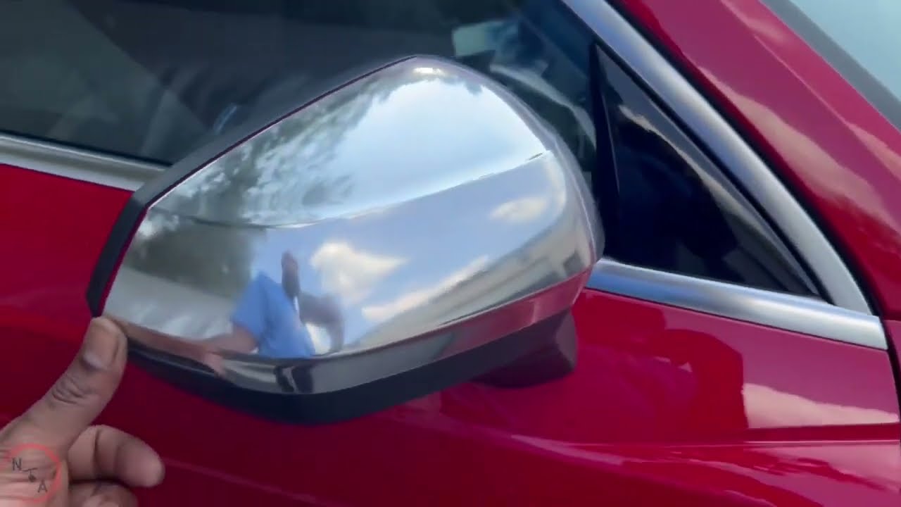 Vinyl wrapping a side mirror for beginners