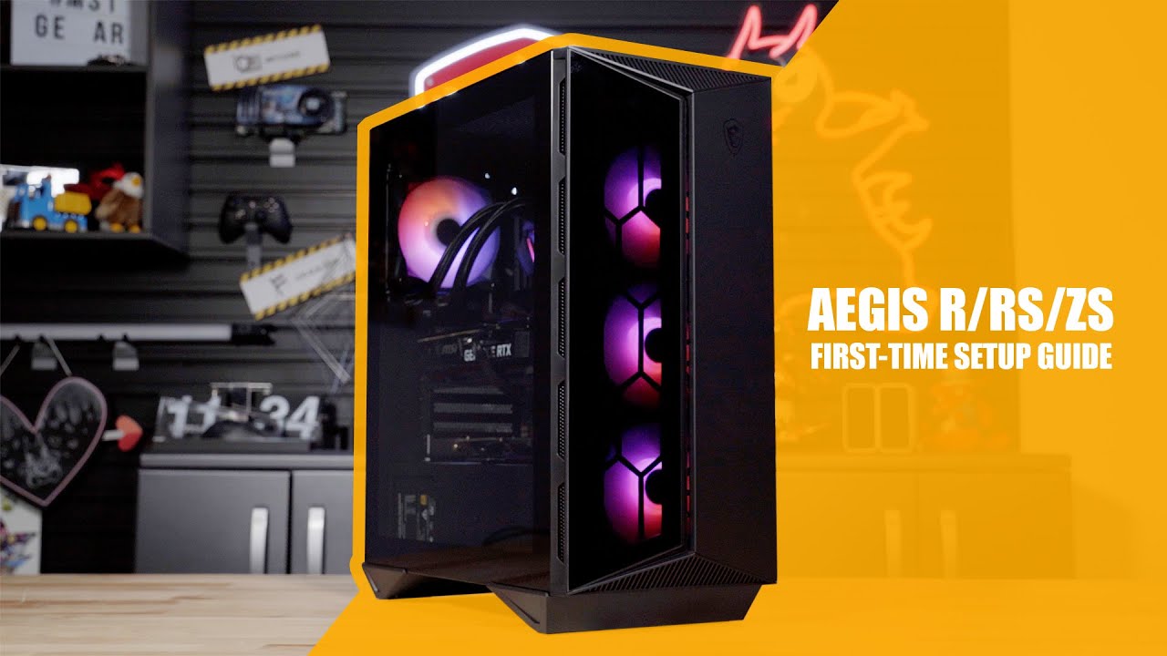 Aegis R/RS/ZS Series First-Time Setup Guide | MSI Made-in-America Desktops