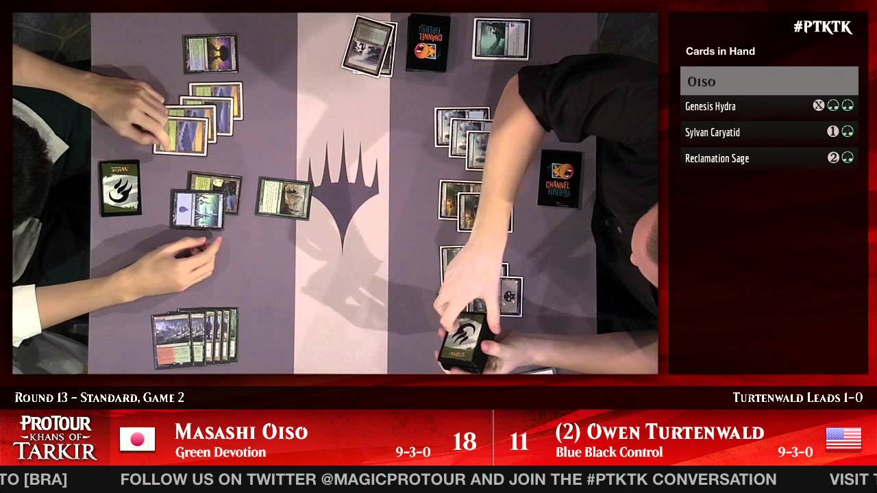 Pro Tour Khans of Tarkir, Round 13 (Standard): Owen Turtenwald vs. Masashi Osio