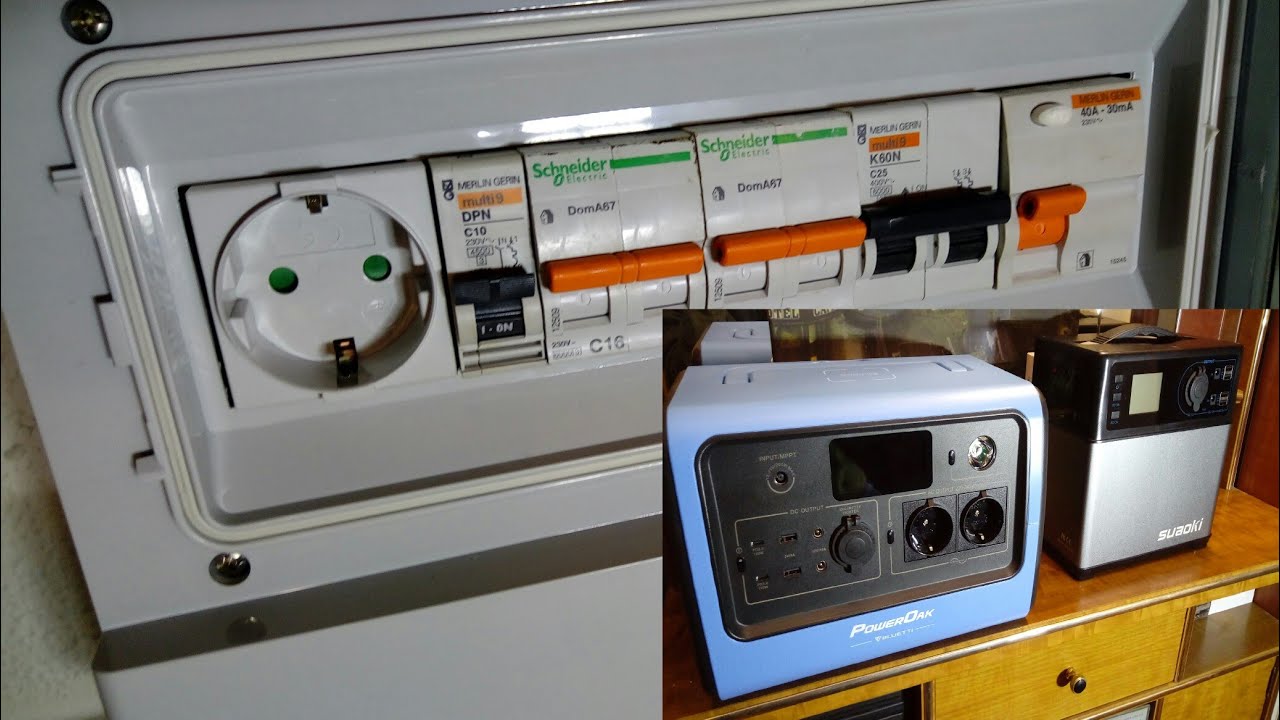 Tecnología - 22 -  Modificación en el cuadro eléctrico para conectar a casa la estación Bluetti EB70