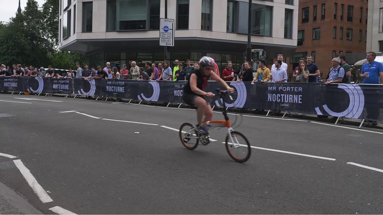 The Madness of the Folding Bike Race