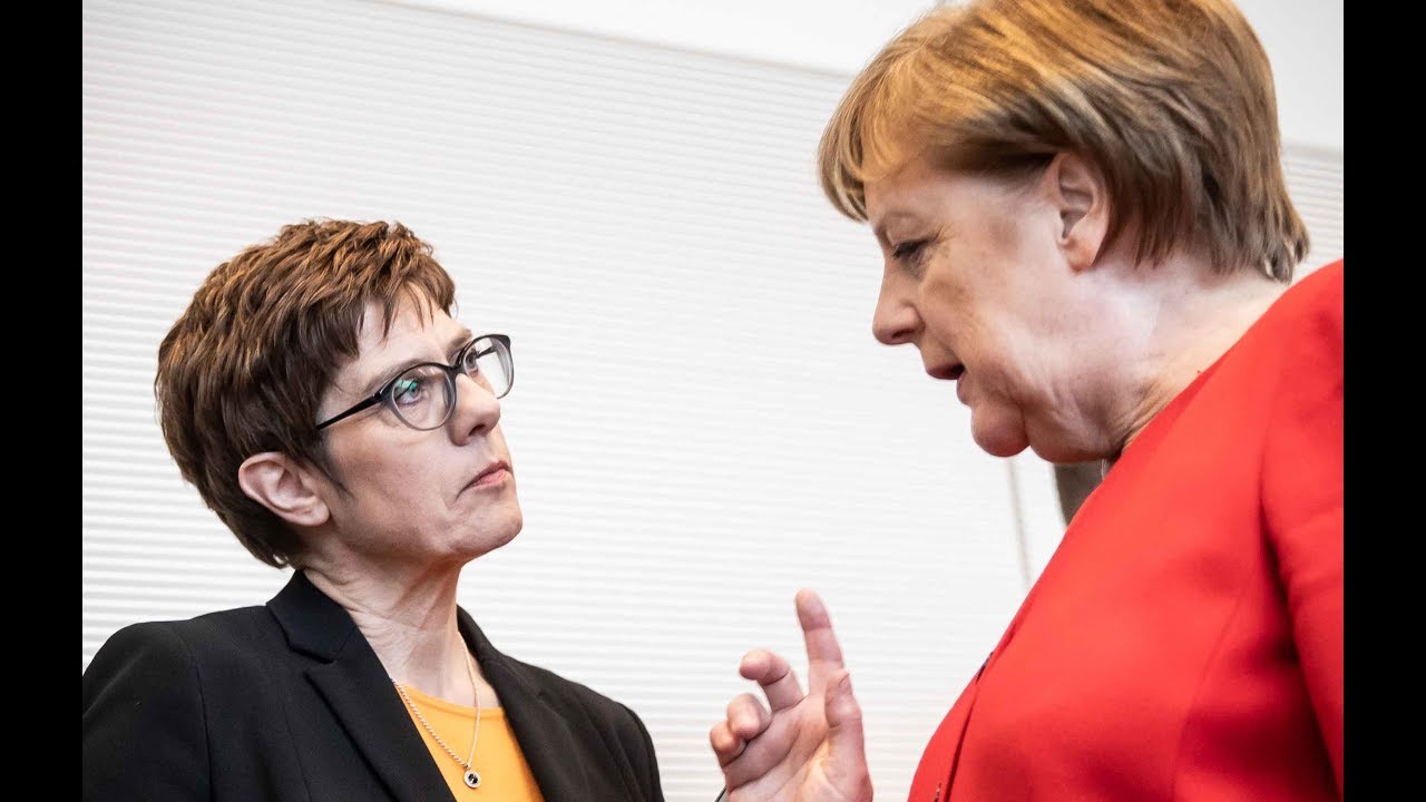 ERSTE ZWEIFEL AN AKK: Kanzlerin Merkel  nicht glücklich mit Rezo-Krisenmanagement