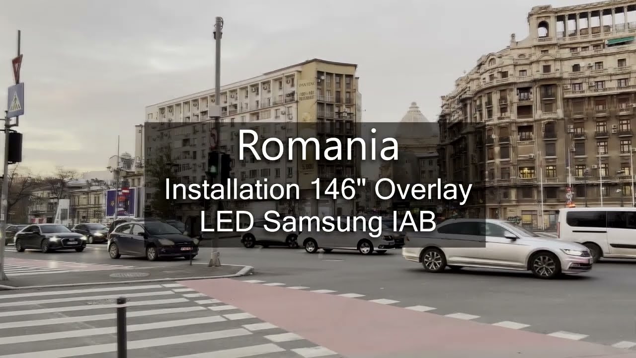 U-Touch Romania 146inch Multitouch Overlay Installation