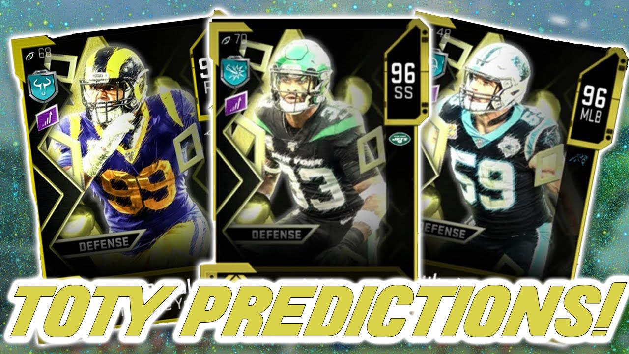 TEAM OF THE YEAR PREDICTIONS IN MADDEN 21 ULTIMATE TEAM!