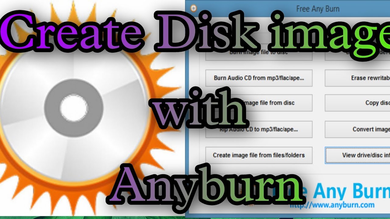 How to create a disk image (ISO file)|Anyburn#iso #anyburn#bootablependrive #rufus #windows