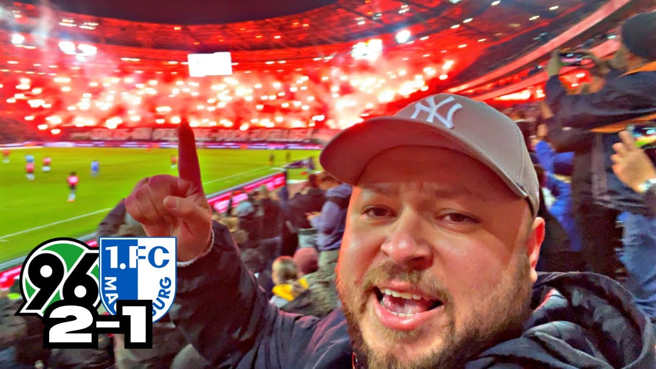 Wo sind die Pyros?🔥Hannover 96 - 1. FC Magdeburg Stadionvlog