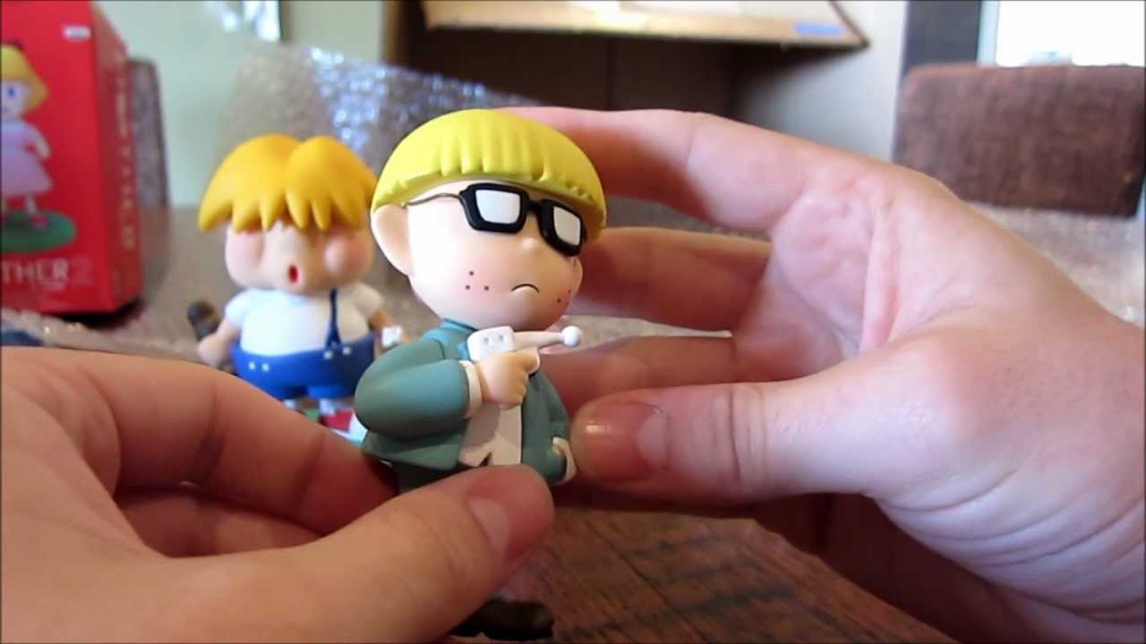 Mother 2 (Earthbound) Figures (by Banpresto) Unboxing pt. 1 (Ness, Paula, Jeff and Porky figures)
