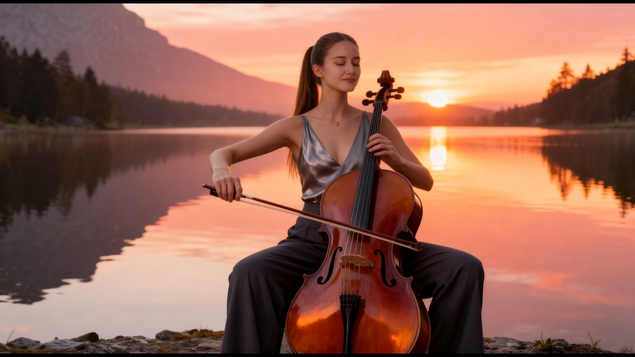 🎻🎹 Cello, Violin & Piano in Val d’Arpy Sunset – Deep Romantic Music for Relaxation & Sleep