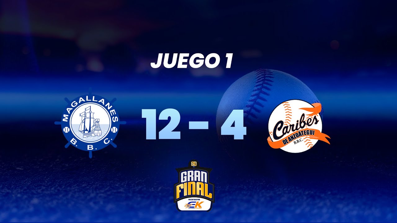 JUEGO 1 RESUMEN -  GRAN FINAL  - Navegantes del Magallanes 12 - Caribes de Anzoátegui 4 (27-01-26)