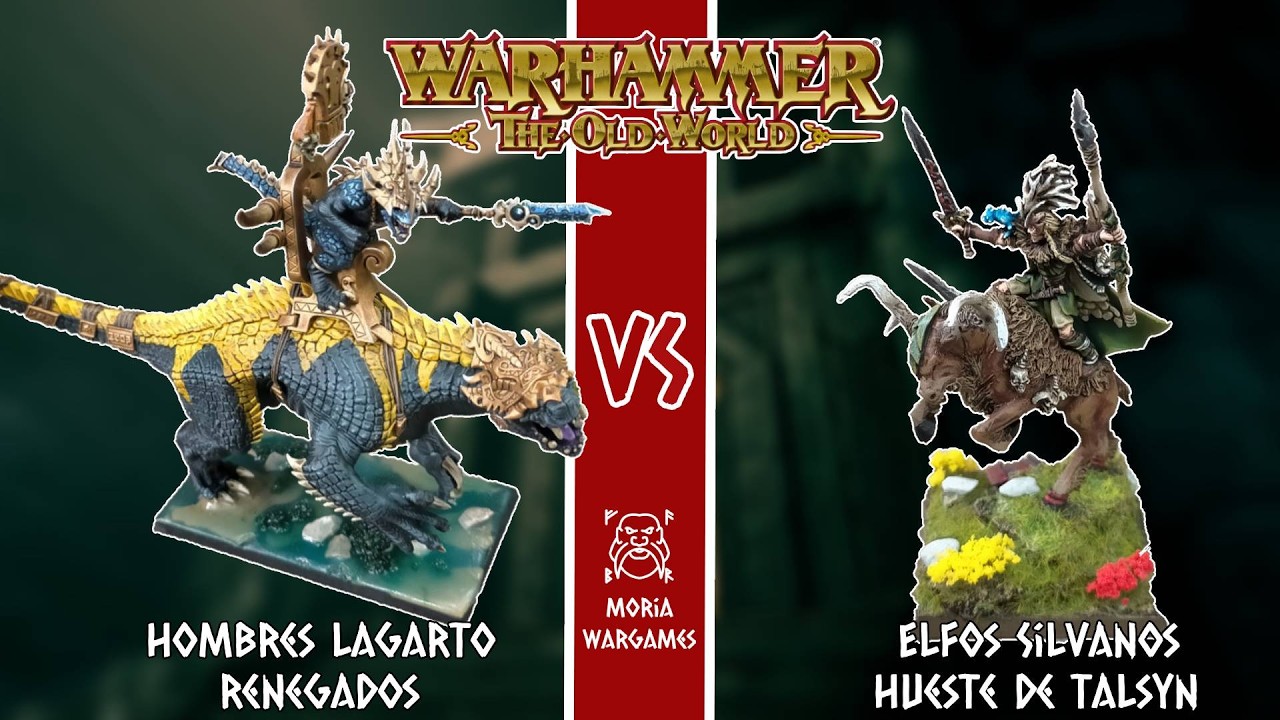 Hombres Lagarto vs Elfos Silvanos | 2000p The Old World 1.5 | Drawn Battlelines