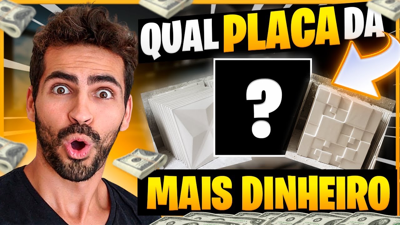 🚨 Qual Placa De Gesso 3D Dá MAIS DINHEIRO [COMPROVADO]