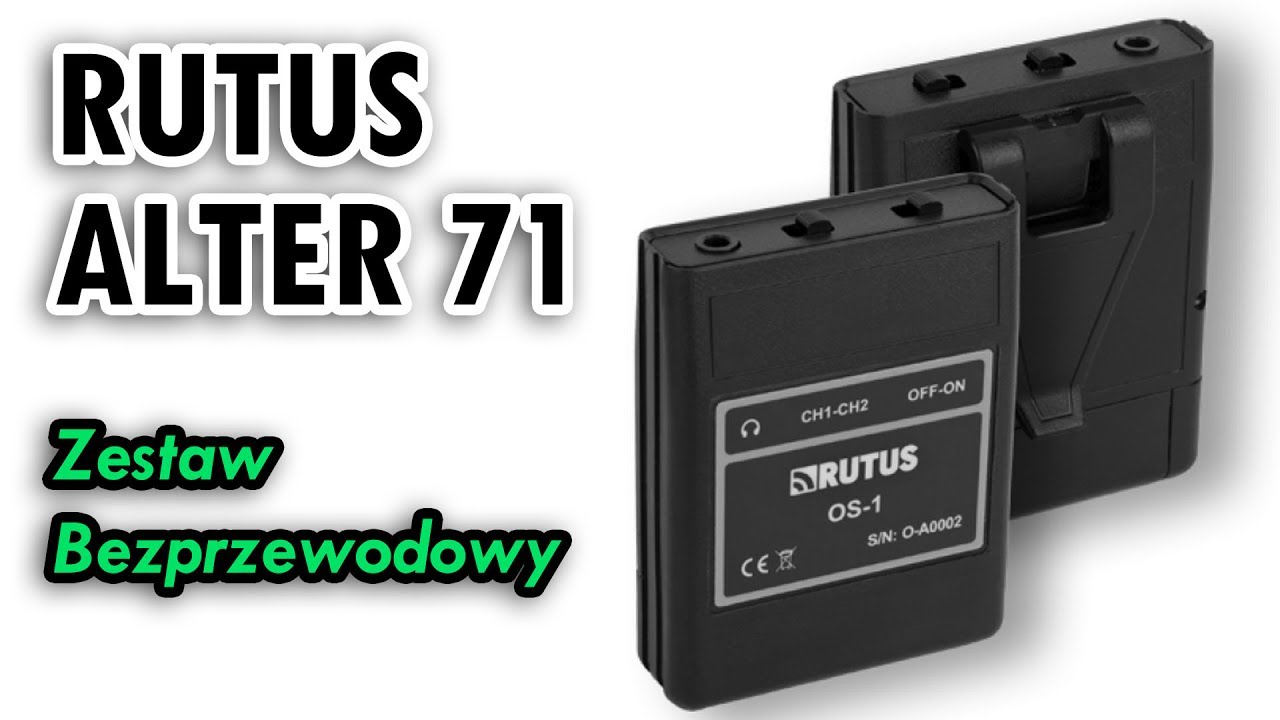 RUTUS Alter 71 Zestaw bezprzewodowy