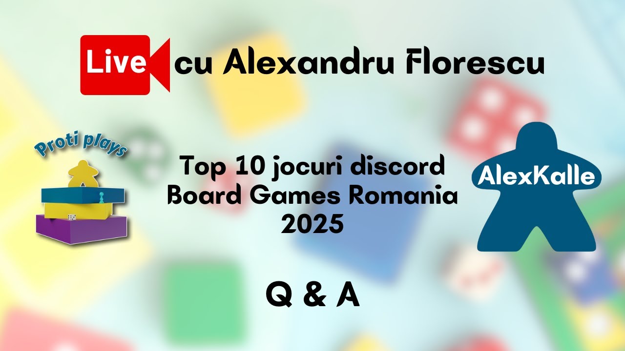 Top 10 jocuri alese de Discord Romania 2025 (invitat: AlexKalle)