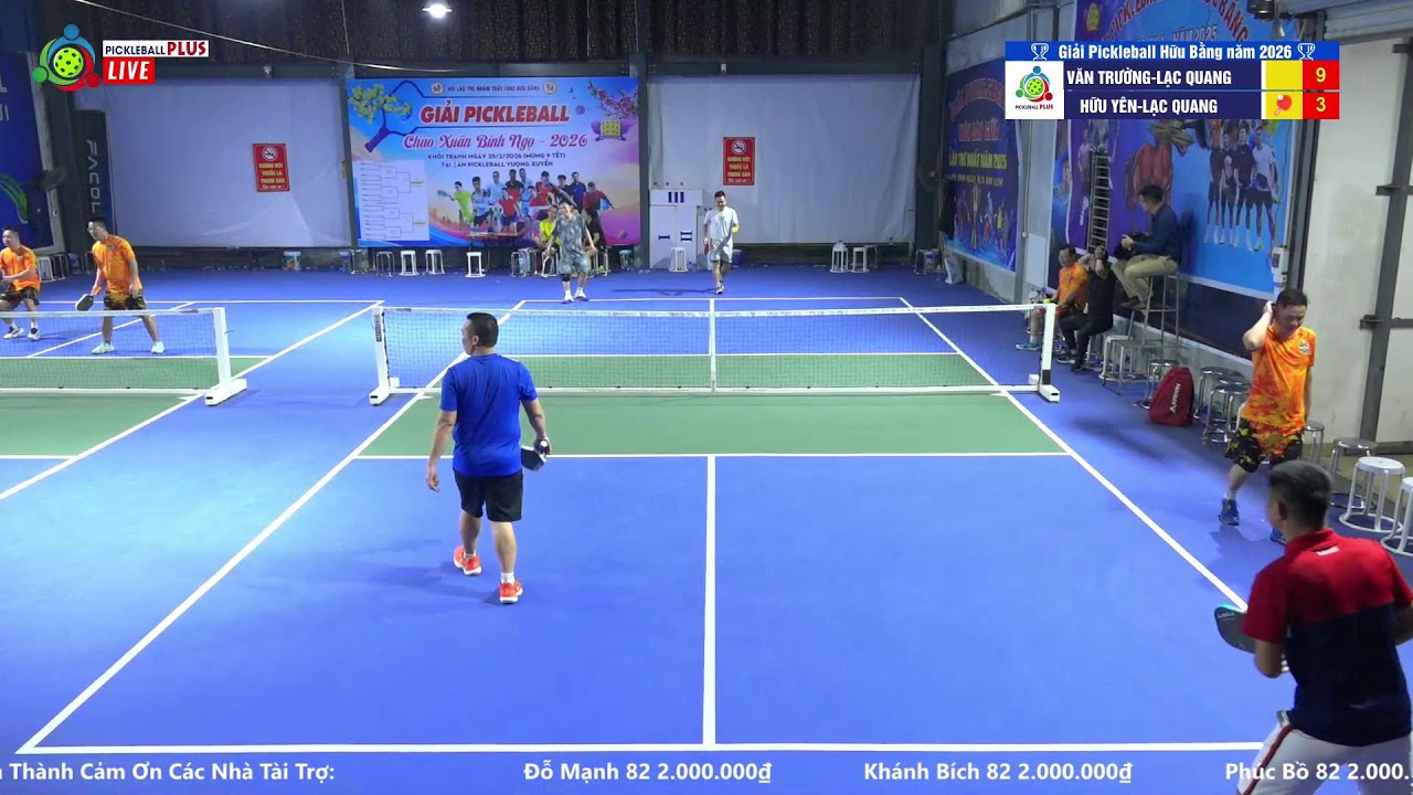 🔴 Trực tiếp: Vòng Loại Đôi Nam (Sân 1)🏆 Giải Pickleball Xã Hữu Bằng Chào Xuân Bính Ngọ Năm 2026