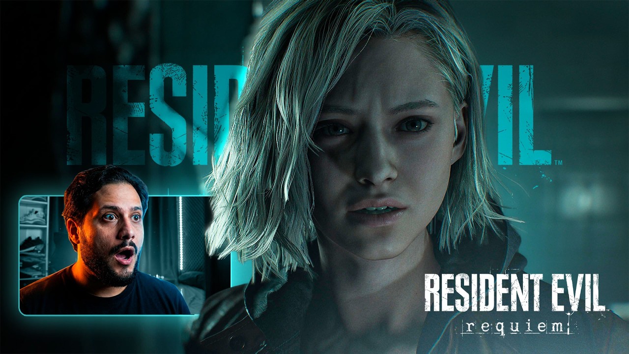 RESIDENT EVIL REQUIEM - #1: INÍCIO! O jogo está incrível!!