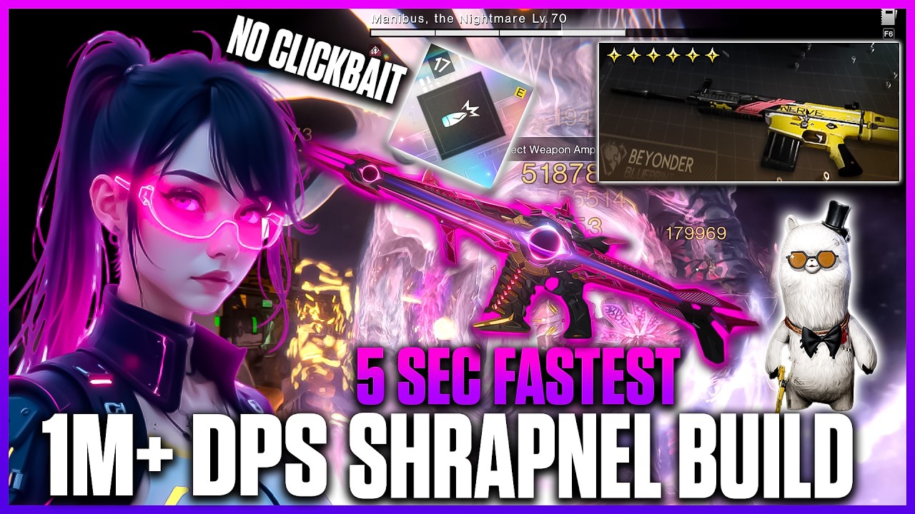 Лучший билд для Shrapnel для Once Human - SOCR SCAR SOLO 5 SEC MANIBUS 1M+ DPS MR WISH 5 TRAITS