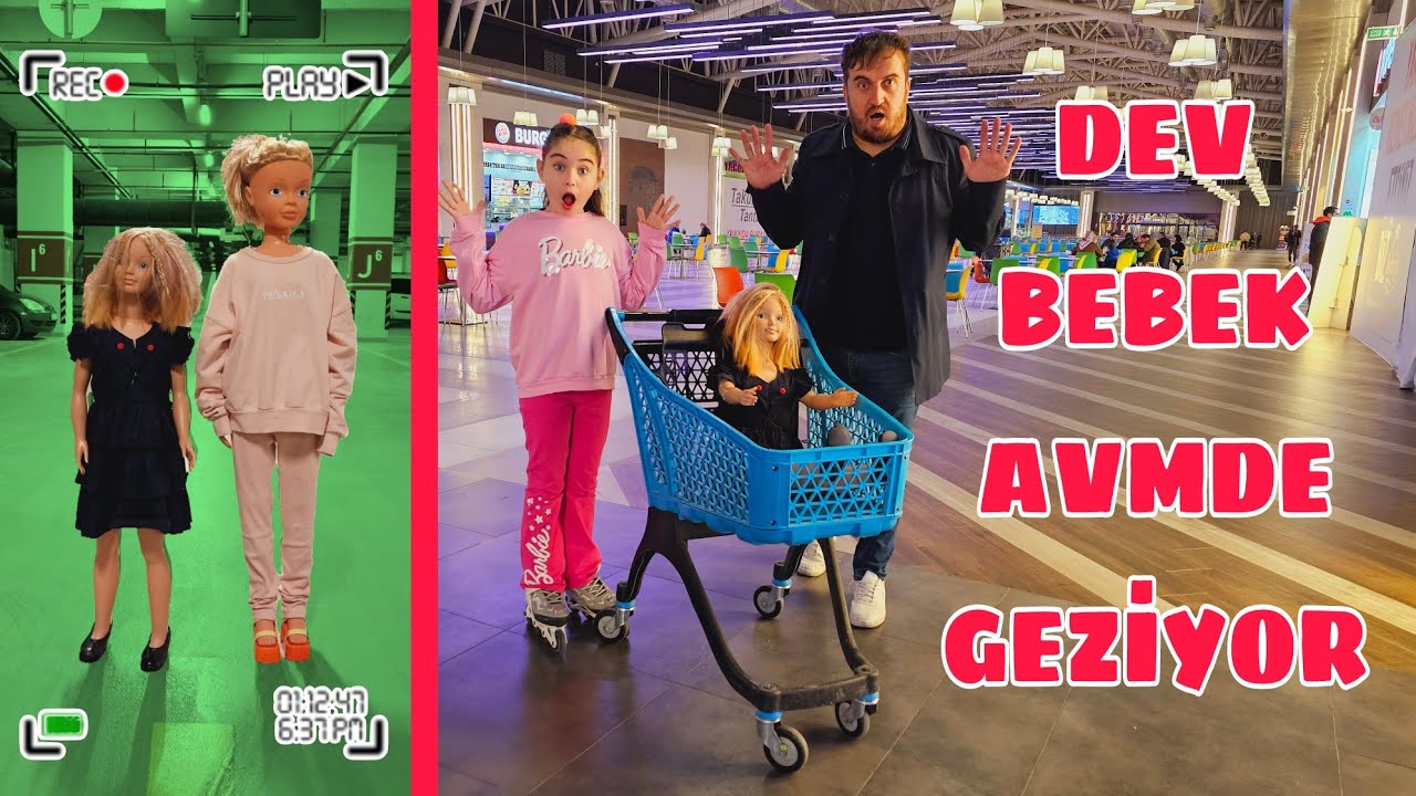 ELİF GİZEMLİ DEV BEBEKLER BİZİ TAKİPEDİYOR!! KORKUTTULAR!! بابا جاب لي بالون - جنى مقداد | طيور بيبي