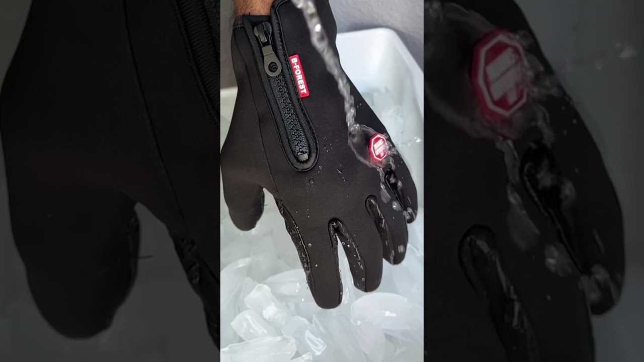 Luva T&eacute;rmica resistente a &aacute;gua Unissex para Moto e Bike com Touch #luvatermica #luva #unissex
