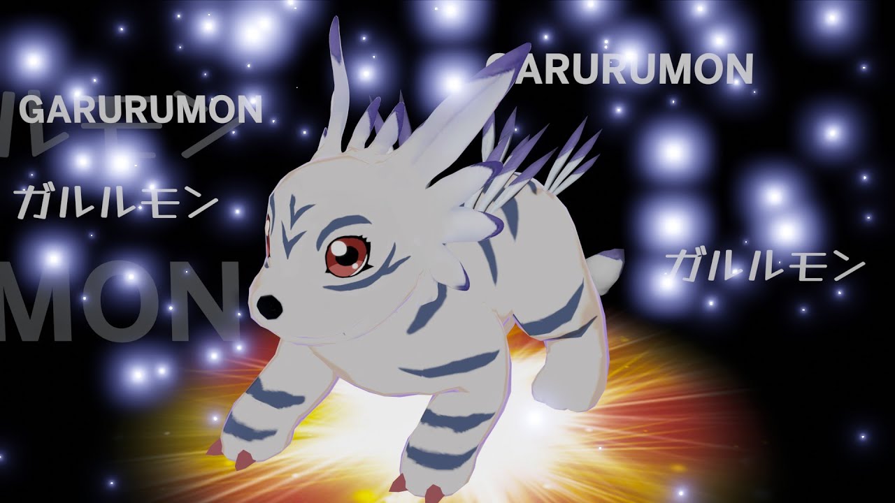 Puppy Garurumon Evolution