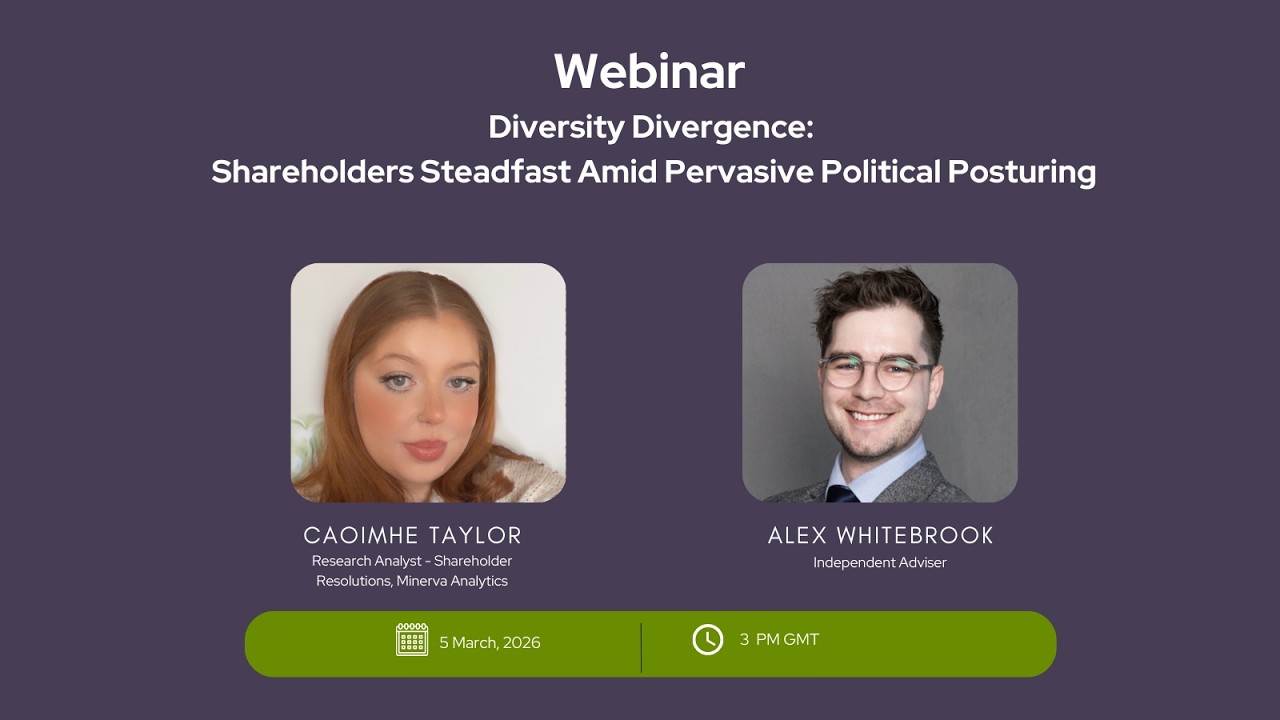 Diversity Divergence: Shareholders Steadfast Amid Pervasive Political Posturing
