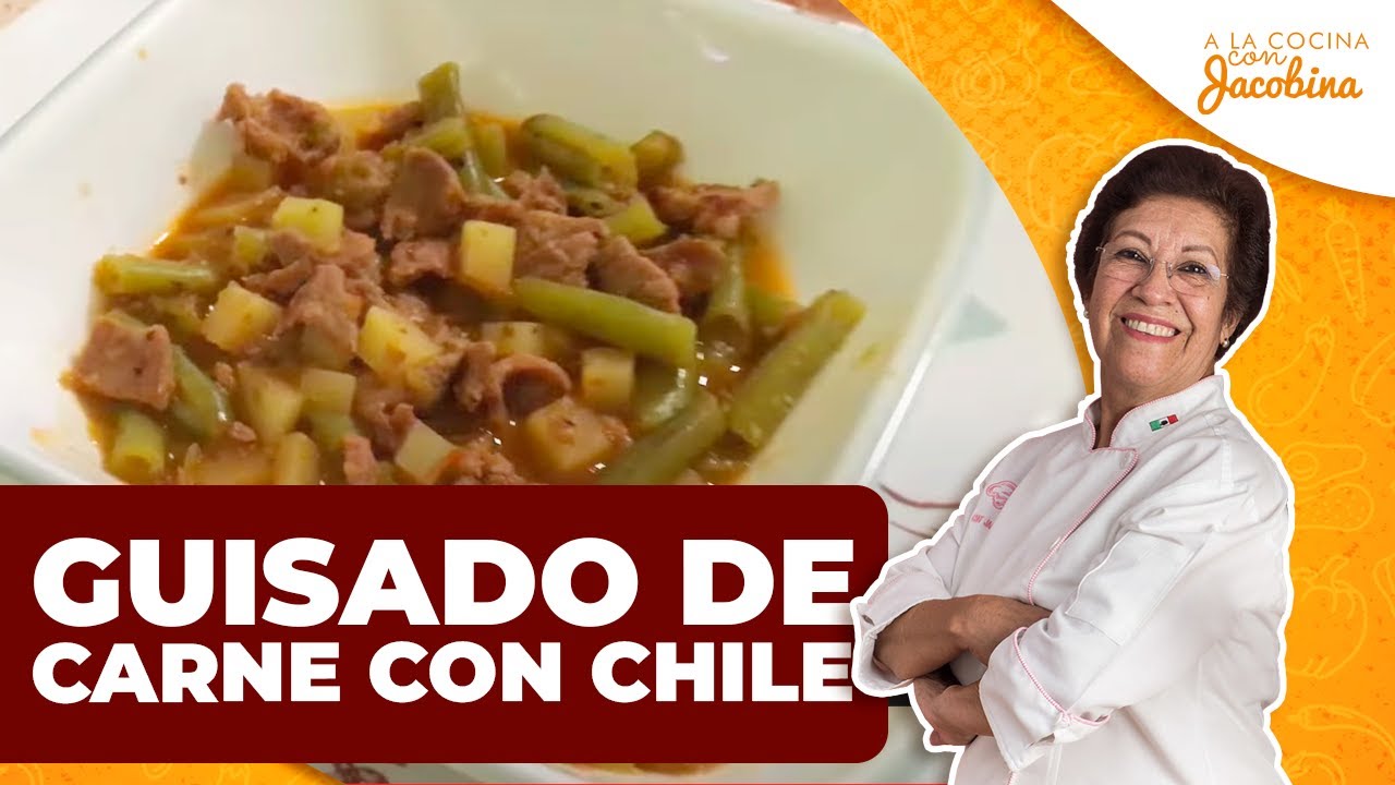 CÓMO HACER UN GUISO DE CARNE CON CHILE FÁCIL Y RÁPIDO