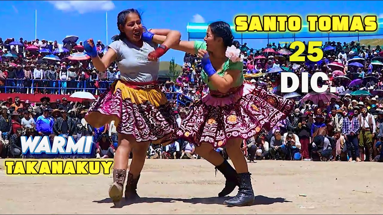Warmi takanakuy realizado en San Tomas Chumbivilcas 25 diciembre 2024