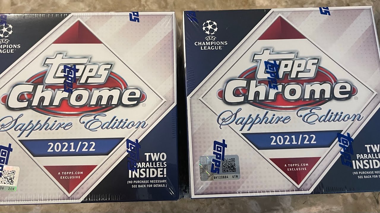 2021-22 Topps Chrome Sapphire UEFA Champions League