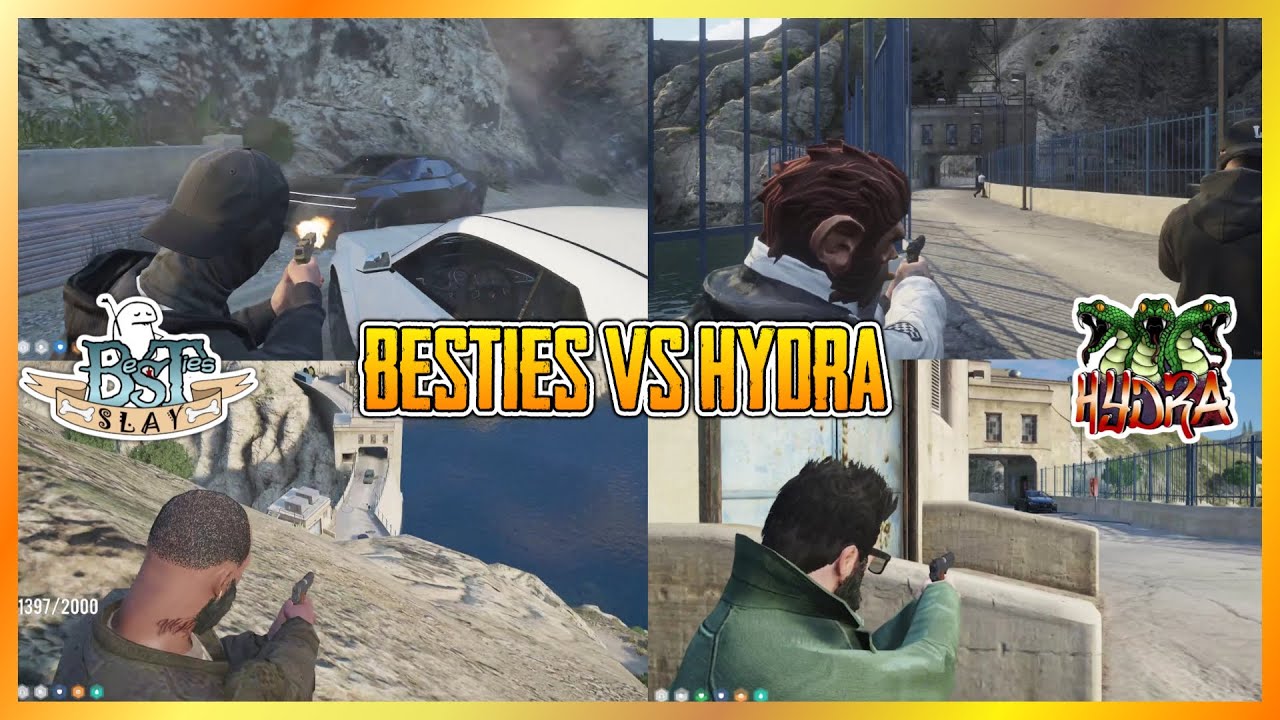 Hydra vs Besties During Ammunation Crate Job | NoPixel 4.0 GTA RP